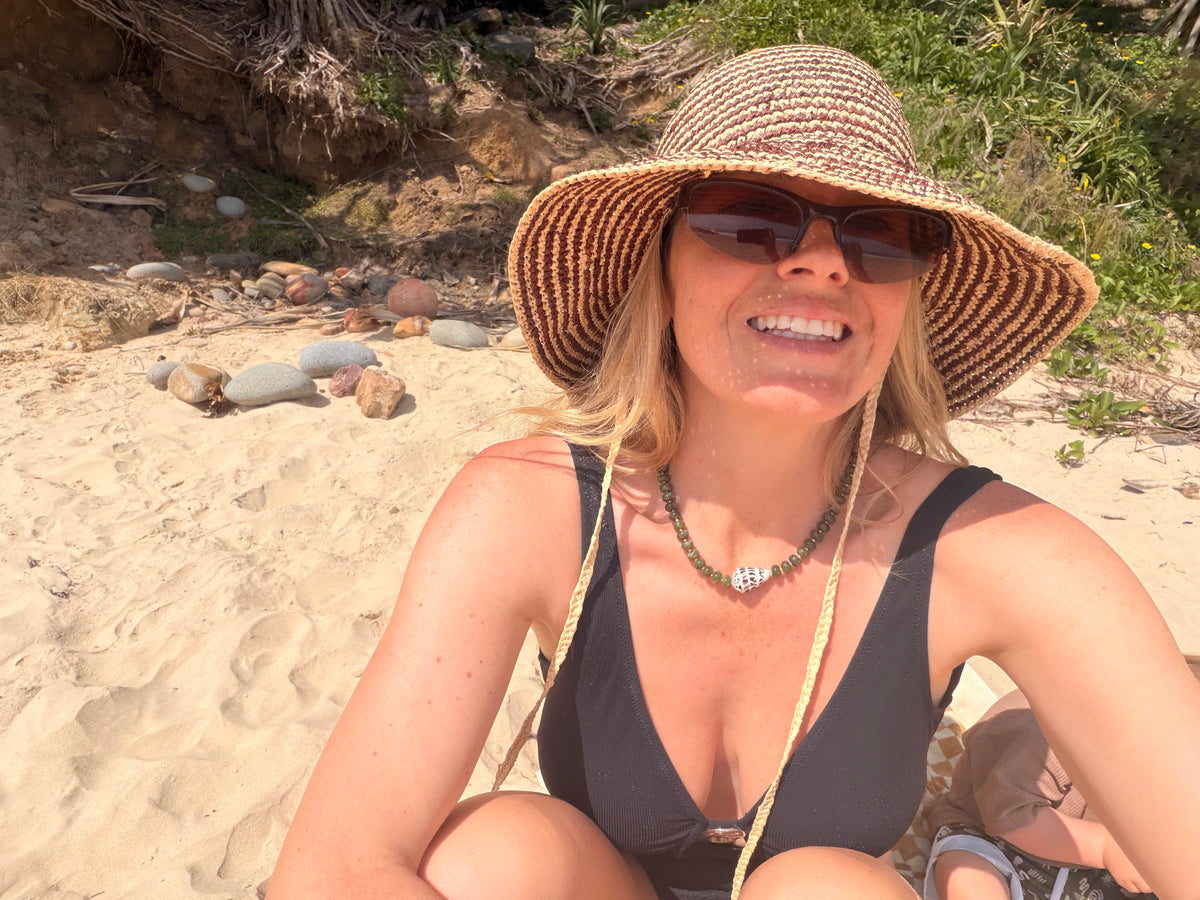 Seaweed Hebrew Cone Shell Necklace