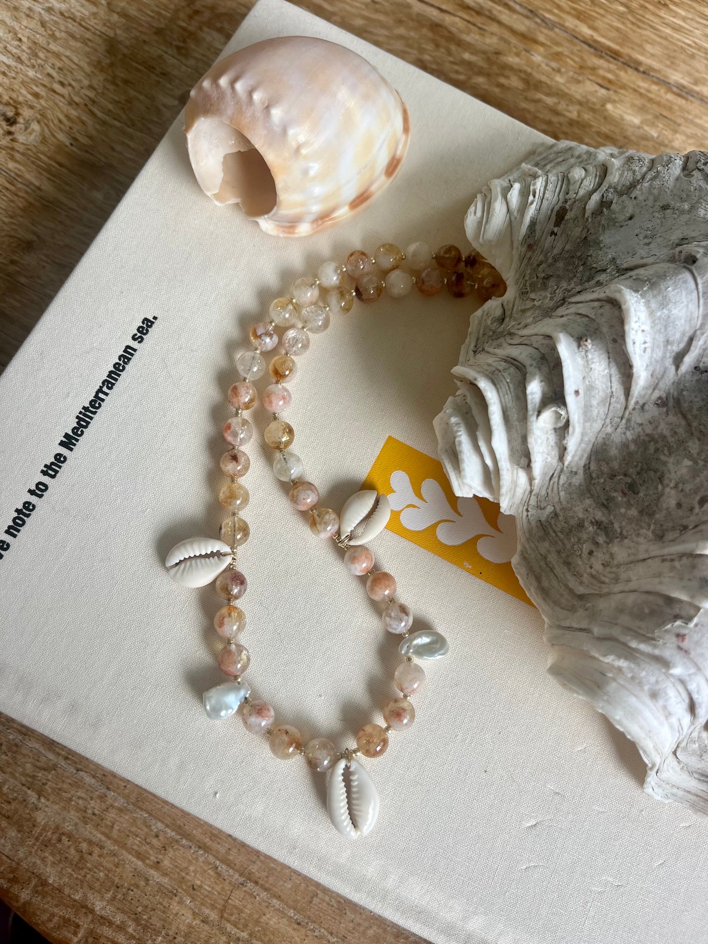 Motu Necklace 〰 Peach Coral
