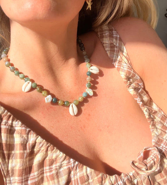 Motu Necklace 〰 Deep Green