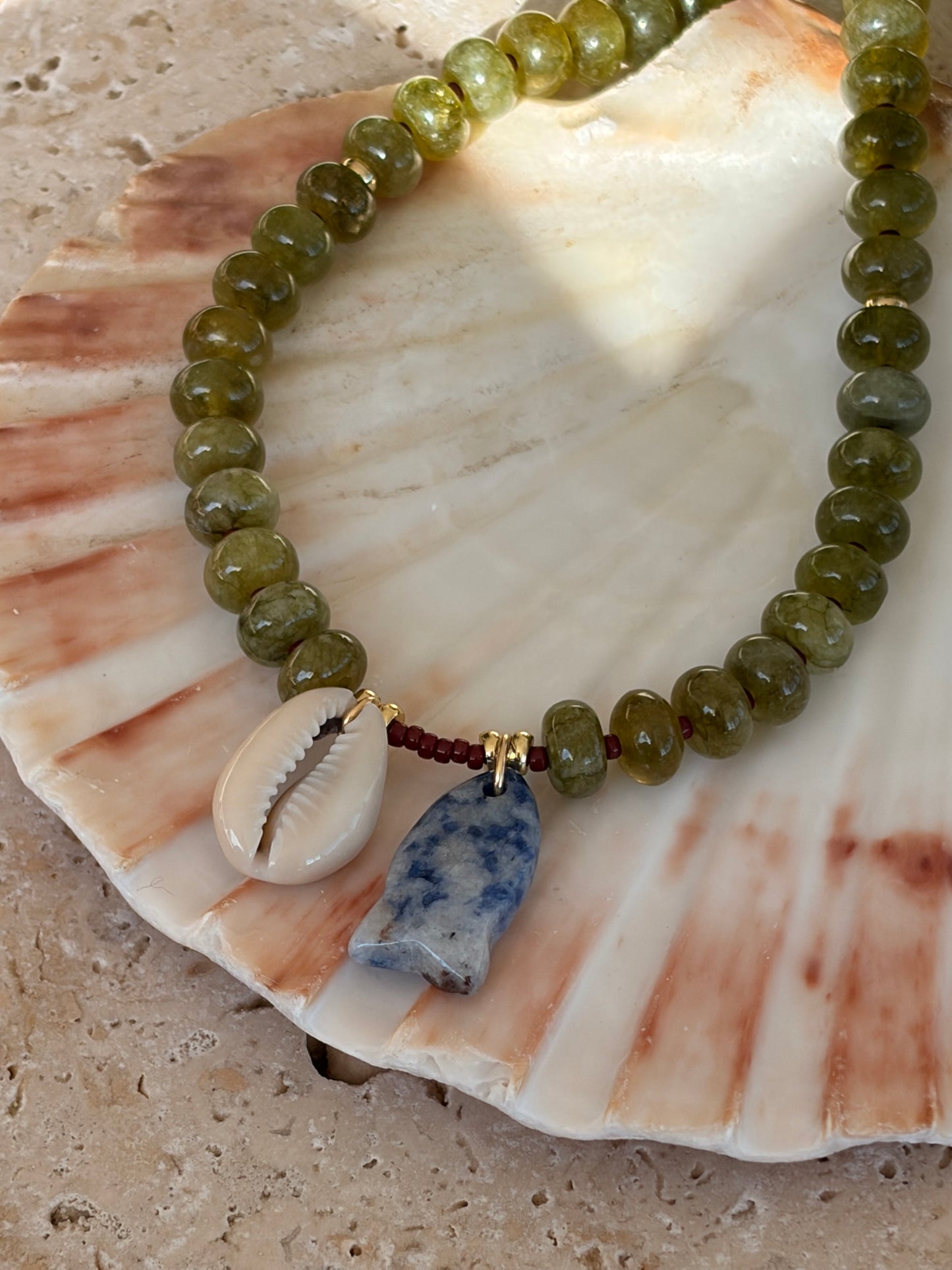 Tin Fish Necklace