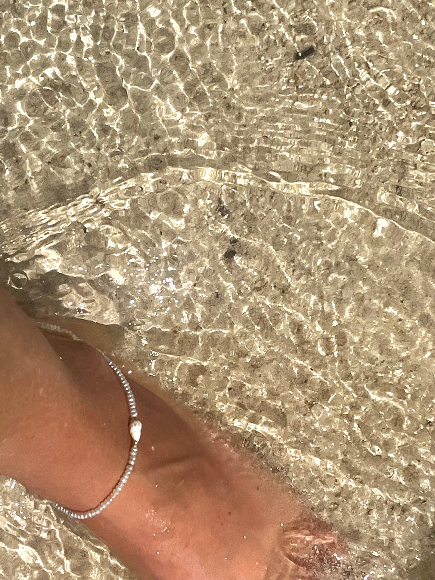 Conch Pearl Anklet