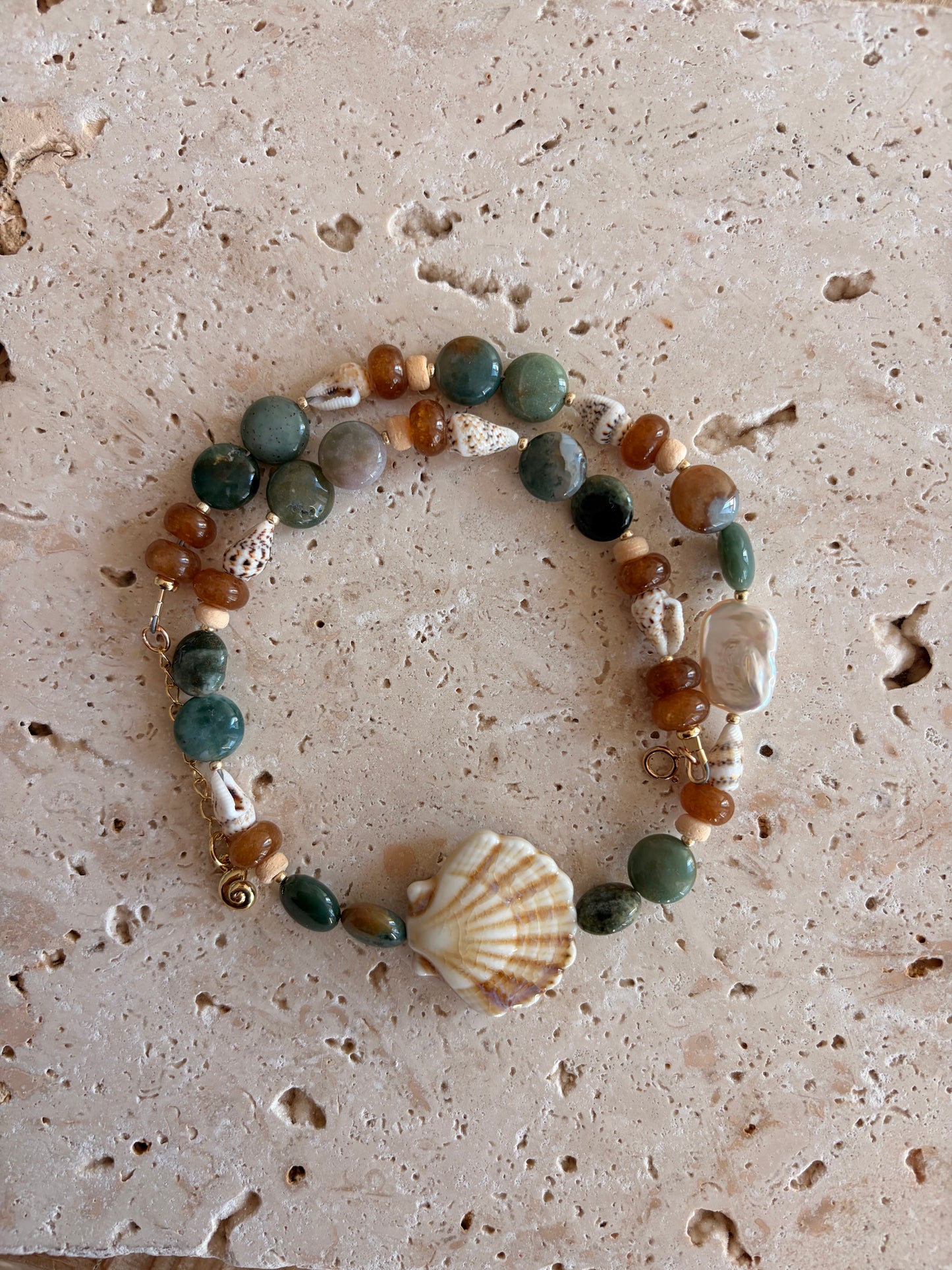 Salt to Moss Necklace