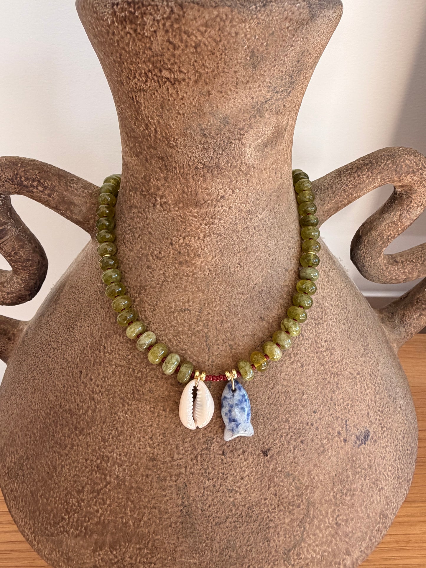 Tin Fish Necklace
