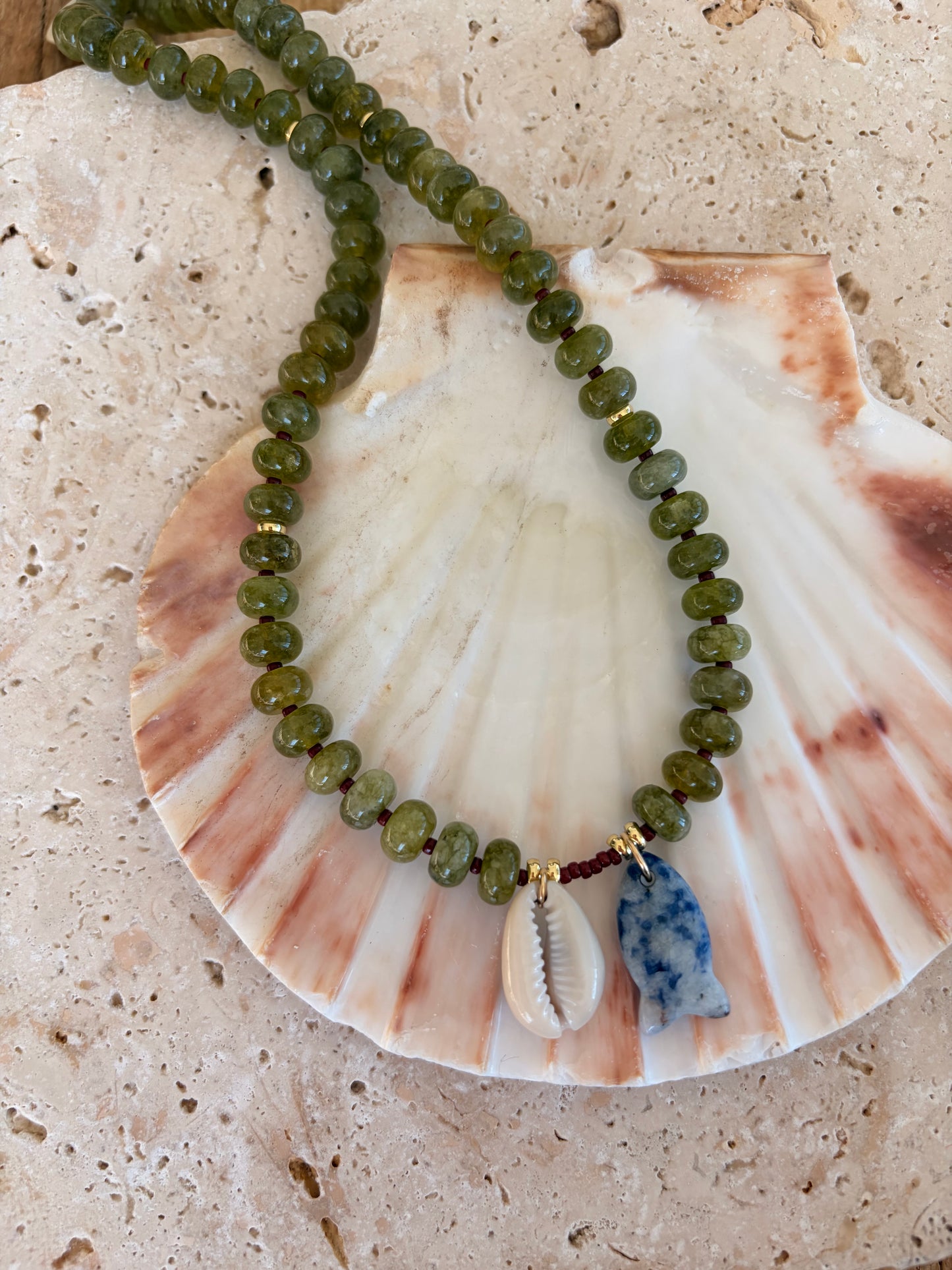 Tin Fish Necklace