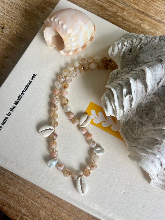 Motu Necklace 〰 Peach Coral