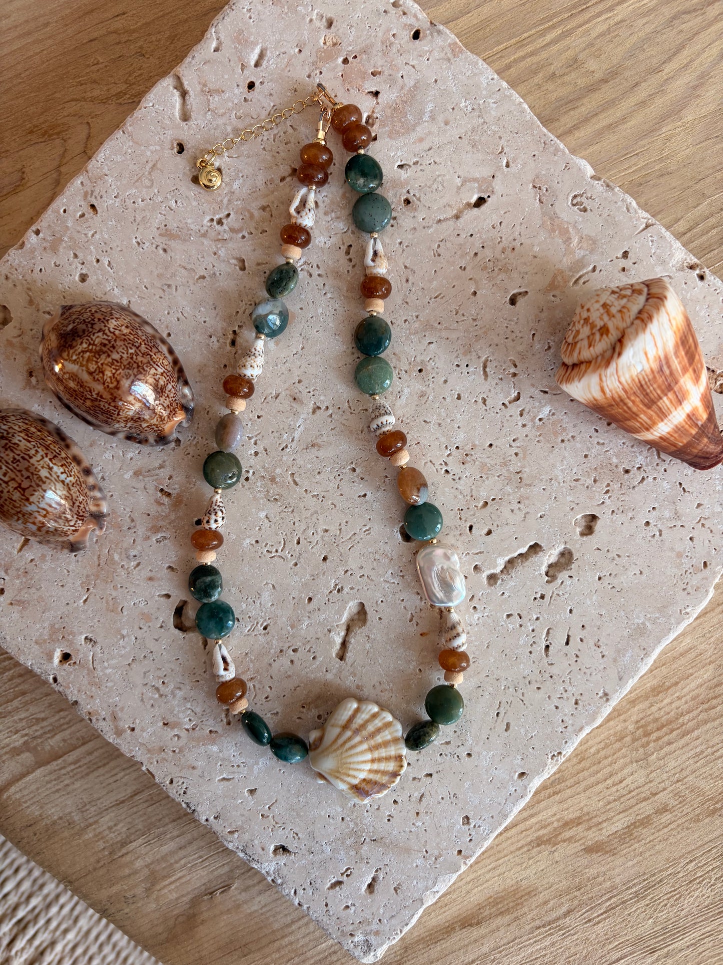 Salt to Moss Necklace