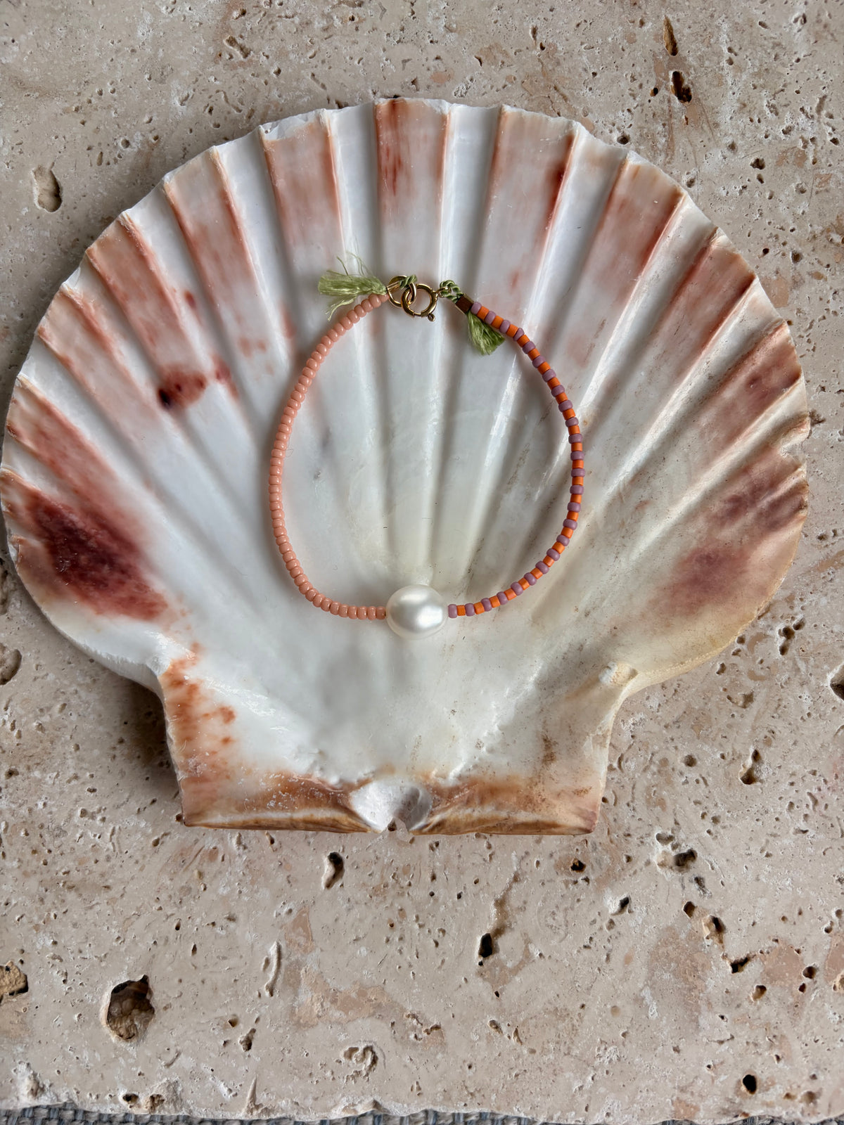 Belize Bracelet - Peach