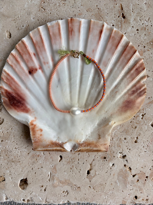 Belize Bracelet - Peach