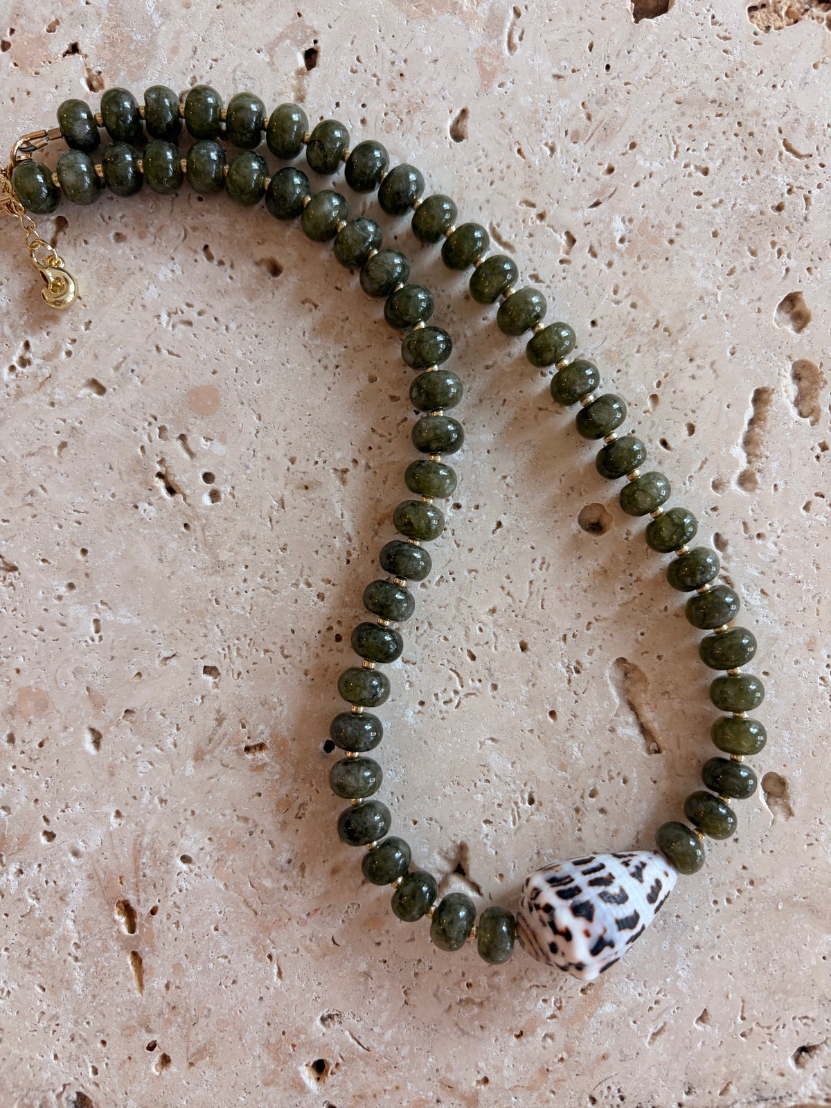 Seaweed Hebrew Cone Shell Necklace