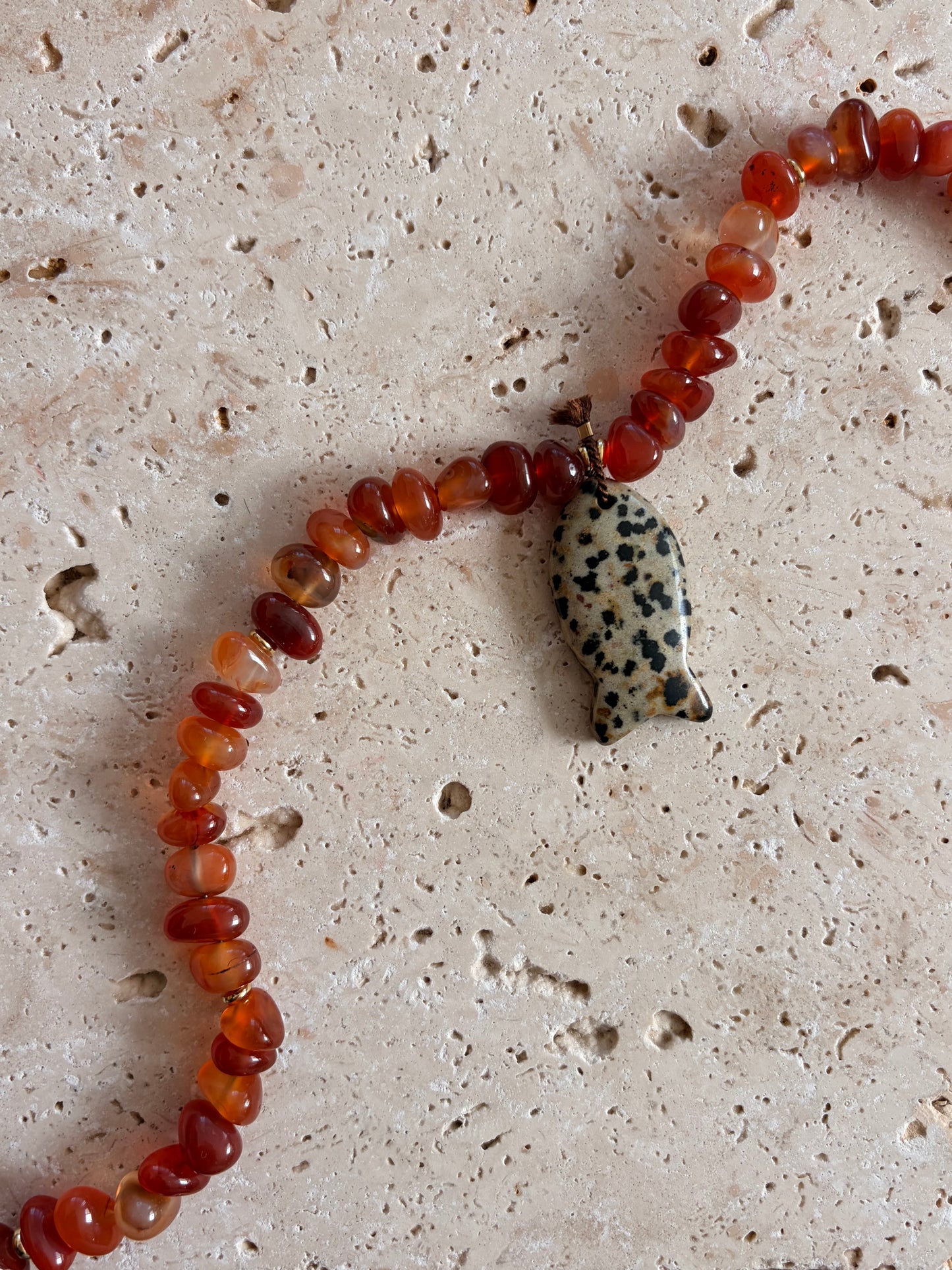 Spotted Fish Necklace