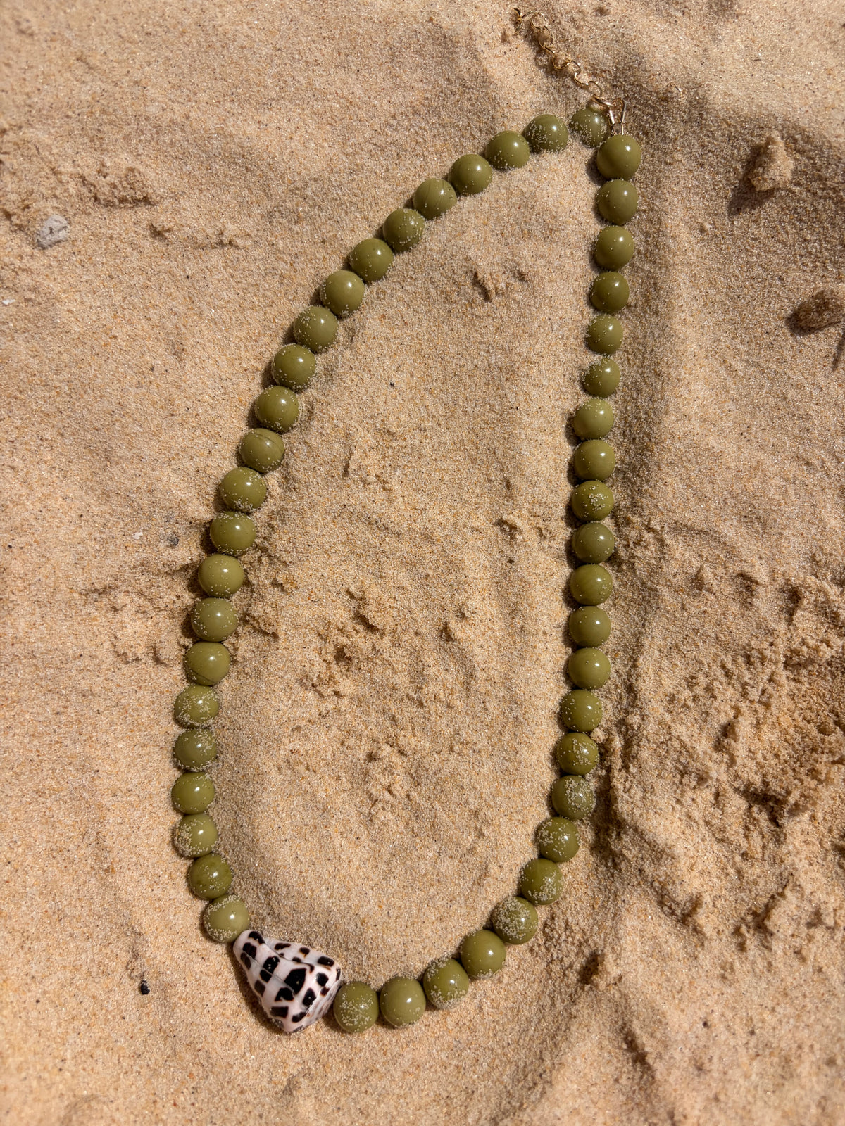 Sweet Pea Hebrew Cone Shell Necklace