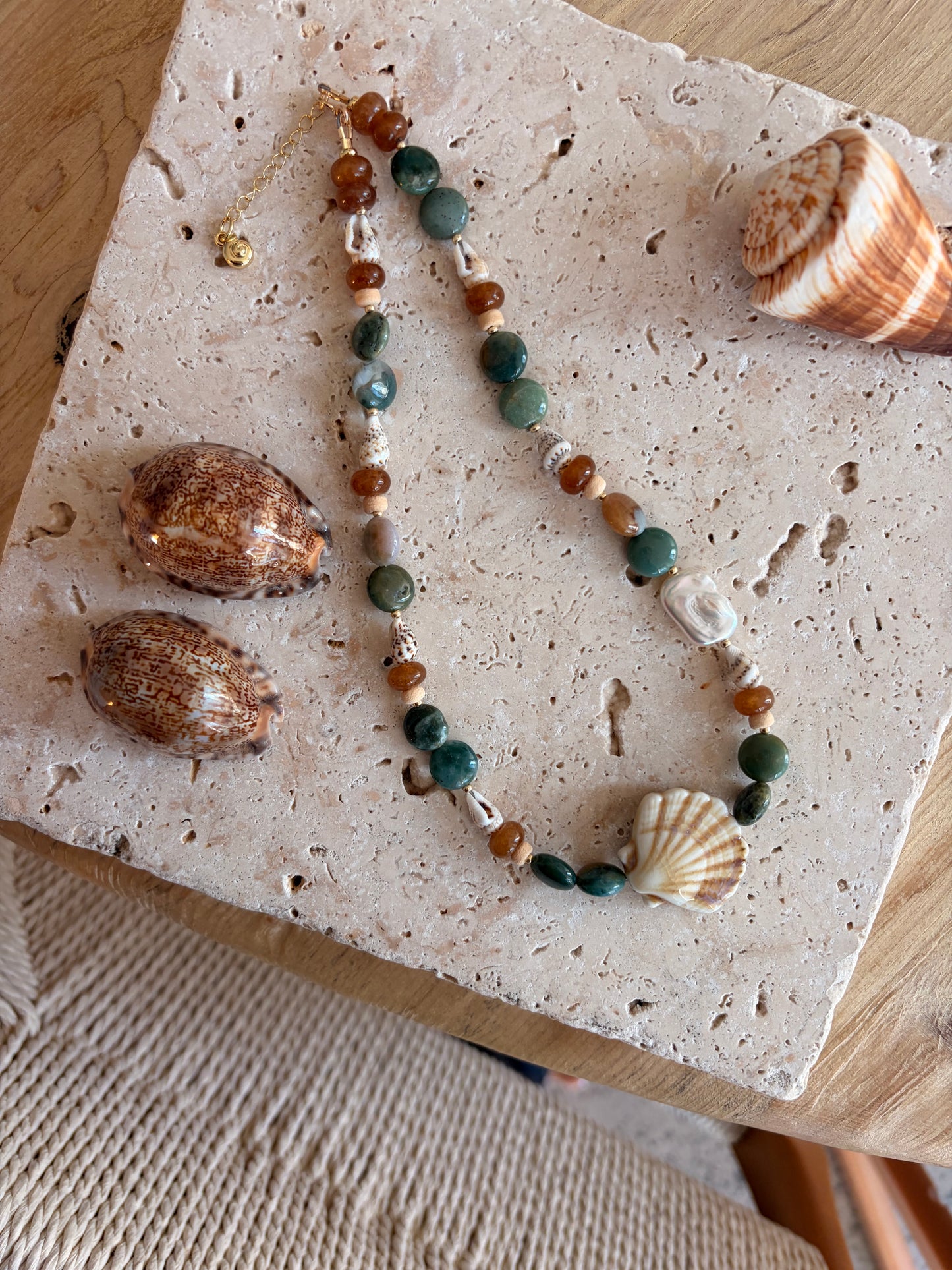 Salt to Moss Necklace